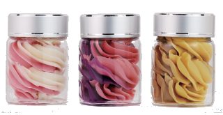 Body and hair oil glass bottles with marble caps