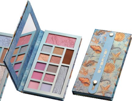 Large eyeshadow palette with wide shade range