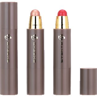 Gold case lipstick with red bullet